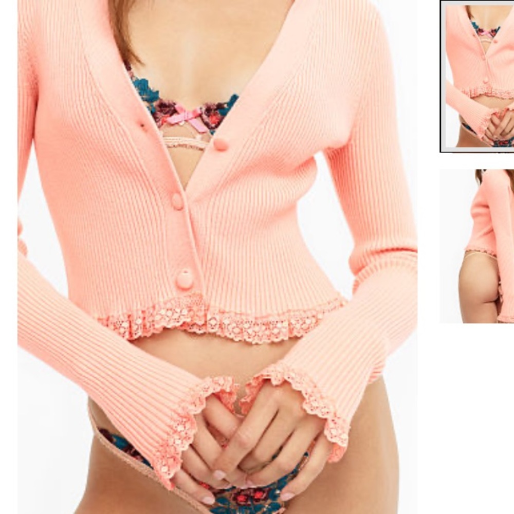 NWT For Love And Lemons Cardigan Medium - Picture 1 of 4